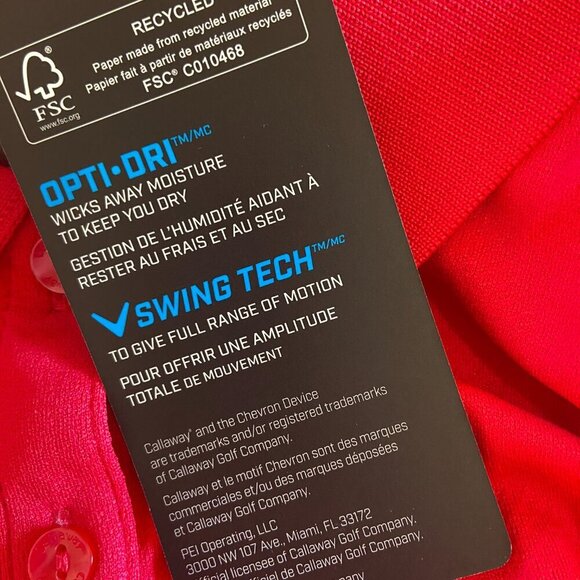 Callaway Women's Short Sleeve Golf Polo Shirt - Picture 5 of 7